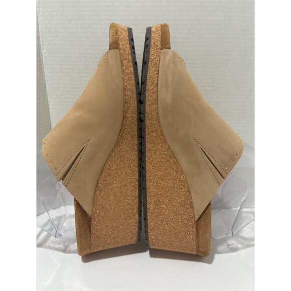 Birkenstock Namica by Papillio Women Mules Suede Slip On Wedge Heel Sandals - Picture 5 of 7